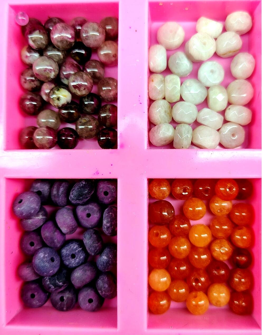 NATURAL STONE BEAD SAMPLER